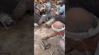 Motor copper metal recycling process