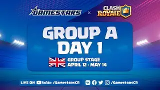 [EN] Clash Royale Gamestars League: Season #1 | Group Stage | Day 1