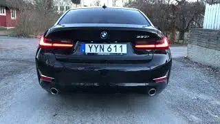 2019 BMW 330i (258hp) G20 Exhaust sound test