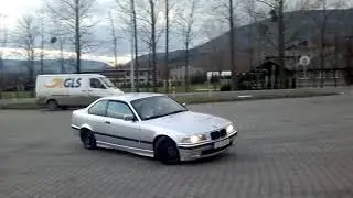 BMW E36 320 2.0nv coupe M52B20 150km drift fail funny sound engine motorsport