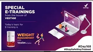 #Day168 Product E-Training WEIGHT MANAGEMENT with Veslim Shake | #StaySafeStayTrained