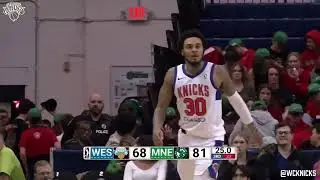 Jordan Allen Leads Knicks (23 PTS) in Scoring versus Celtics