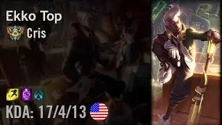 Ekko Top vs Fizz - Cris - NA Challenger Patch 6.10