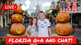 🔴LIVE: Florida Q&A- Disney World, Universal Studios & More! 🇺🇸