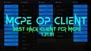 The Best Minecraft Client 1.21+ | BEST HACK CLIENT FOR MCPE 1.21.81