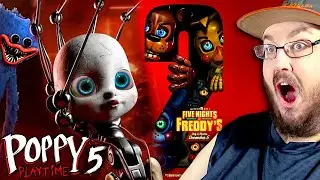 POPPY PLAYTIME ГЛАВА 5 ПЕРВЫЙ ВЗГЛЯД ТОЛЬКО ЧТО ВЫШЕЛ И РЕАКЦИЯ АКТЕРОВ Озвучки АНИМАТРОНИК FNAF ...