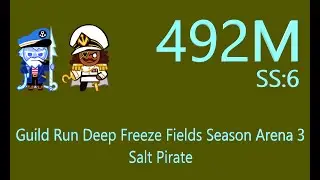 CROB Guild Run Deep Freeze Fields Season Arena 3 Salt Pirate 492M | Jinx | Cookie Run OvenBreak