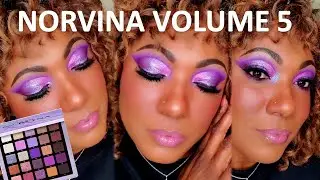 Norvina Vol 5 Pro Pigment Palette - Purple Eye Look
