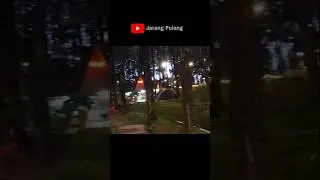 SUASANA MENJELANG MAGHRIB DI CAMPING GROUND ALAS VEENUZ TRAWAS | Jarang Pulang #shorts