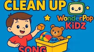 WonderPop Kidz | The Clean-Up Song! | Fun Kids Tidy-Up Music for Toddlers & Preschool