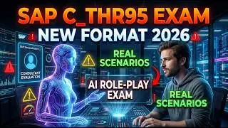 SAP C_THR95 New Exam Format 2026 ⚠️ SAP SuccessFactors AI Role-Play Scenarios Explained