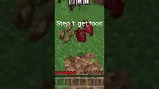 How to eat food #food #eat #minecraft