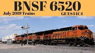 BNSF Trains - BNSF 6520 ES44C4 Westbound Intermodal Train Cajon Subdivision