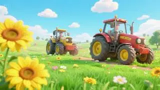 Tractor&rsquo;s Springtime Wiggle Wheels | Nursery Rhymes & Kids Songs
