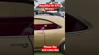Beautiful HK GTS Monaro. Aussie classic muscle car. #shorts #viral #cars