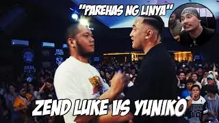 Zend Luke vs Yuniko / Reaction Video - Tito Shernan (PAREHAS NG LINYA NA GINAMIT SA PULO)