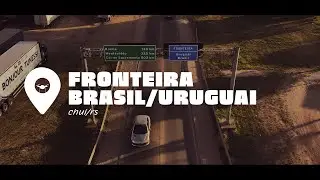 Chu&iacute; e Chuy a rua que divide o Brasil e o Uruguay