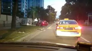 Reckless Transcab Driver Illegal U-Turn.