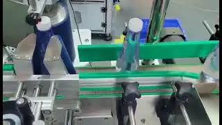 Automatic Conical Bottle Labeling Machine with Double Labeling