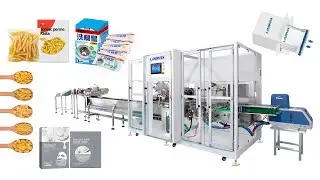 Automatic Bag Counting Cartoning Packing System #cartoningmachine #packagingmachine