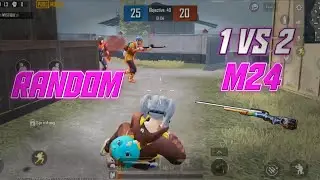 ONLY M24 SOLO VS DUO VERY INTENSE MATCH 🔥 | 1vs2 M24 TDM MATCH | PUBG MOBILE