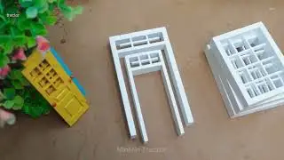 diy mini tractor house making with bricks science project‪  rc tractor  Part 2  MinMin Tractor_R