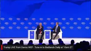 President Trump LIVE from Davos WEF Summit