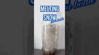 Melting Snow for Water ❄️ Winter Fun #littleengineers #scienceexperiment #shorts