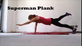Superman Plank - Core & Back Exercise
