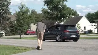 Sam&rsquo;s Mk6 Golf TDI with VR6 3.6L swap Burnout @WOLFSGART