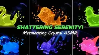 Unreal Crystal Cutting ASMR💎|Most Satisfying ShatteringEver✨#ASMR#CrystalCutting#Satisfying #youtube