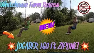 JUGADER 160FT, 7MM Cable ZIPLINE DIY!👍