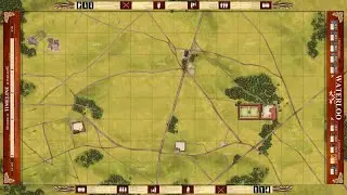 The Battle of Waterloo map overview and deployment