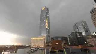 Oklahoma City Severe Weather Time Lapse
