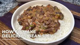 How to Cook Stewed Beans with Coconut Milk.