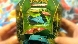 Opening a Pokemon X and Y Venusaur EX Power Trio Tin!