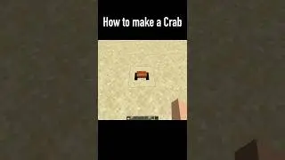 How to make a Crab  #minecraft #minecraftshorts #memes