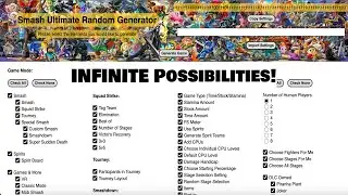 Smash Ultimate Randomizer - Try Every Combination!