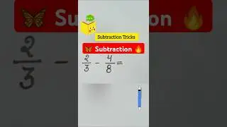 Easy Subtraction Hack 🧐 #maths #mathematics  #viralshort #viralvideo #trending  #ytshorts #basic