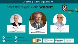 Michigan State President Kevin Guskiewicz on #WeeklyWisdom