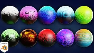 How to Make Procedural Stylized Gradient Materials in Blender