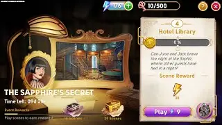 June's Journey Secrets 31 Scene 4 Hotel Library Word Mode 4K ULTRA HD