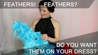 Feathers are trending. Do you want them on your competition ballroom or skate dress?