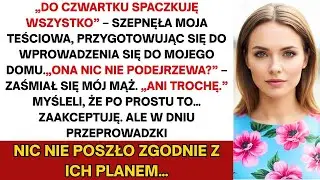 Mój mąż potajemnie planował wprowadzić moją teściową do naszego domu — ale ja miałam własny plan…