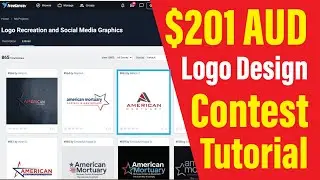 Logo Design Contest Tutorial on freelancer.com  $201 USD  #logodesigntutorial #freelancercontest