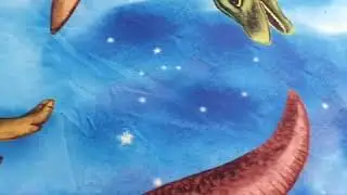 Galaxy dinosaur bedding set for your kids~