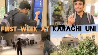 First week of university || KUBS || KARACHI UNIVERSITY