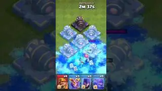 4 max level ice golem vs max level canon #coc #clashofclans