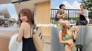 【vlog】社会人カップル、夏に向けて爆買い。