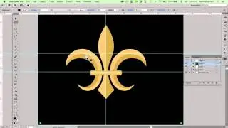 Draw a Fleur de Lis  in Illustrator with the Curvature Tool